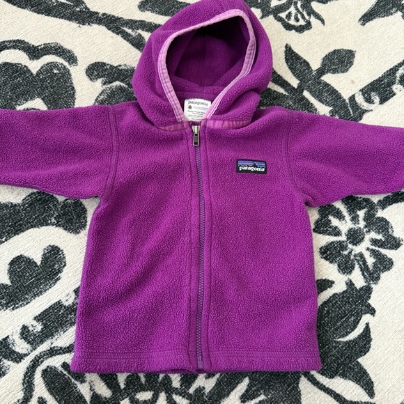 Patagonia Baby Synchilla Cardigan Purple 3 month - Picture 1 of 3